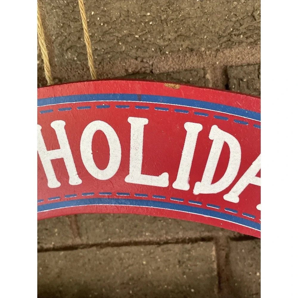 Vintage Ole Miss Rebels Holiday Wreath Christmas Snowmen College Football Rare.